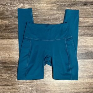 Gymshark Teal Leggings with Pockets